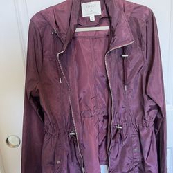 Cheetah Print Burgundy Jacket