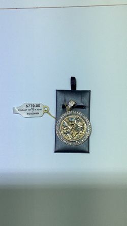 Gold coin pendant