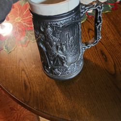 Rare Large Beer Vintage Beer Mug Vicking Style 