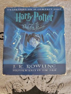 Harry Potter Order of the Phoenix Audio disks