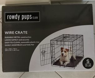 Wire Crate for dogs up to 30 lbs