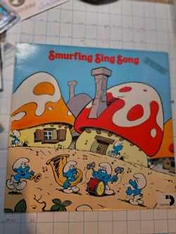 Smurfing Sing Song Vinyl Record LP