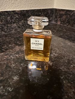 Chanel N5 perfume.