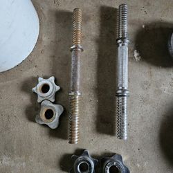 Adjustable Dumbbells And Collars 