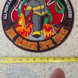 Fireman Patch   New 12" Round 75.00