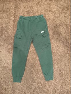 Nike Cargo Fleece Pants: Green, XS