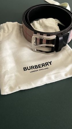 Burberry Checkered Belt