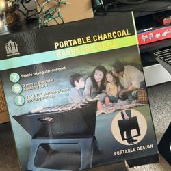 Portable Charcoal Barbecue Grill