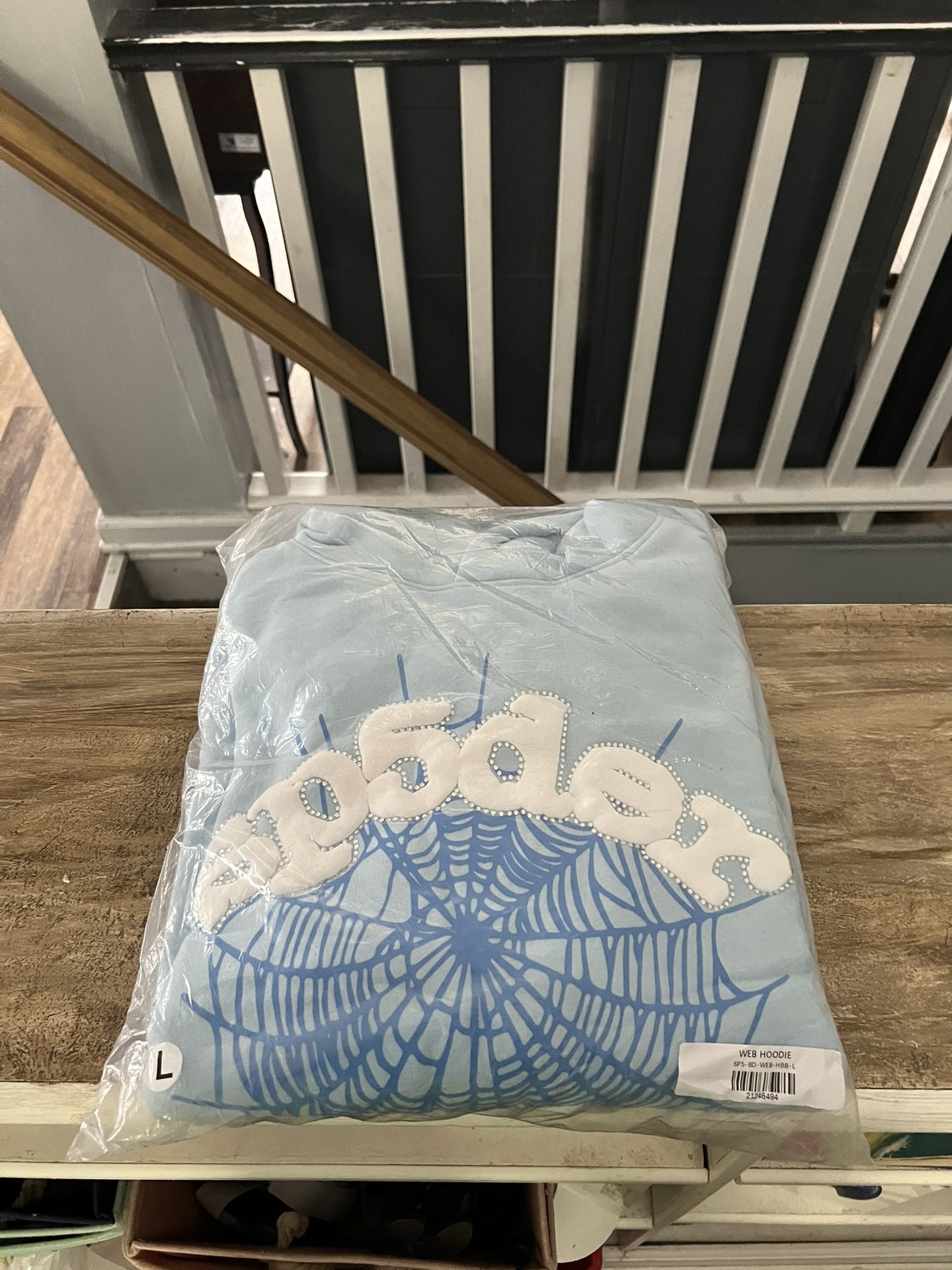 Blue Sp5der Hoodie