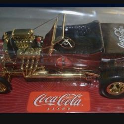 New Johnny Lightening - Coca-Cola Brand - 1923 Ford T-Bucket 1:18 Scale 100% Die-Cast