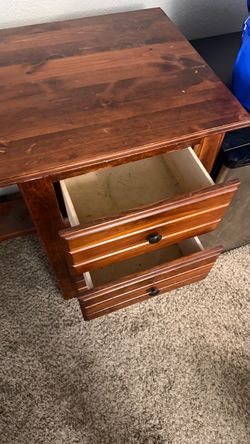 Wood desk