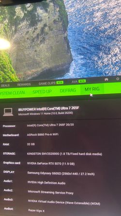 Gaming PC Core Ultra 765 F RTX 5070. Price 1699 OBO.