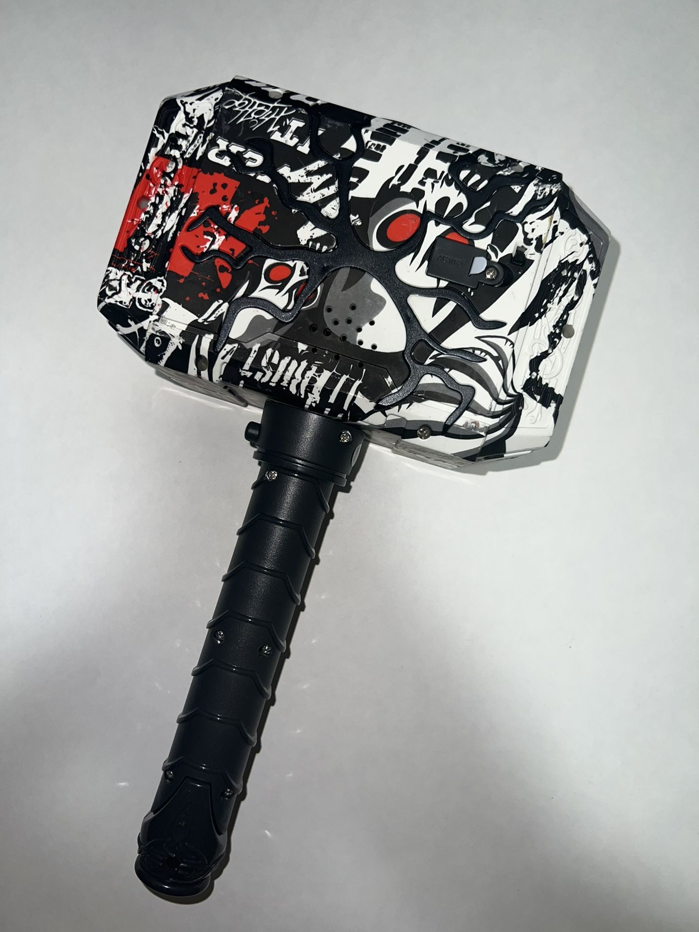 Thor Blaster Hammer Toy Gun - Foam Bullet Blasters Electric Thunder Mjolnir Hammer with Light and 20 Suction Tips Darts Shooting Games Roleplay Super