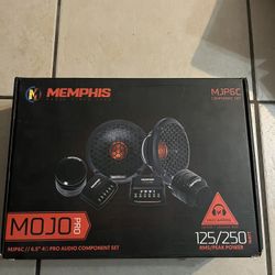 Memphis Audio MJP6C MOJO Pro Series 6-1/2" component speaker system