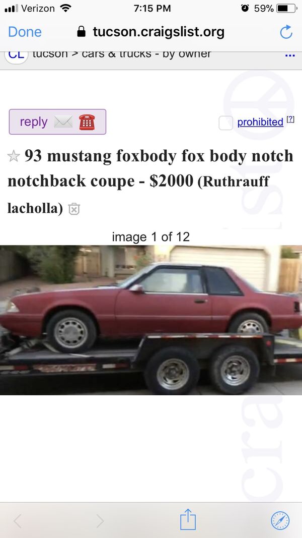 Craigslist Tucson Cars And Trucks By Owner >> Mustang Foxbody For Sale In Tucson Az Offerup Craigslist Tucson Cars And Trucks By Owner >> Mustang Foxbody For Sale In Tucson Az Offerup