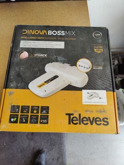 Dinova Boss MIX Smart HDTV Outdoor/Attic Compact Antenna (Low VHF, High VHF, UHF)