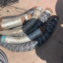 Ridged Electrical Pipe Elbow