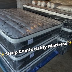✨Sleep Comfortably Mattress✨ 🆕Mattress pillow top 🟢Queen $150 🟡Full $130 🟠Twin $120 🔴King $260 🔵Cal king $260 ☑️Delivery available $30🚚
