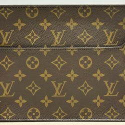 Louis Vuitton Vintage Pochette Homme Clutch Monogram Canvas