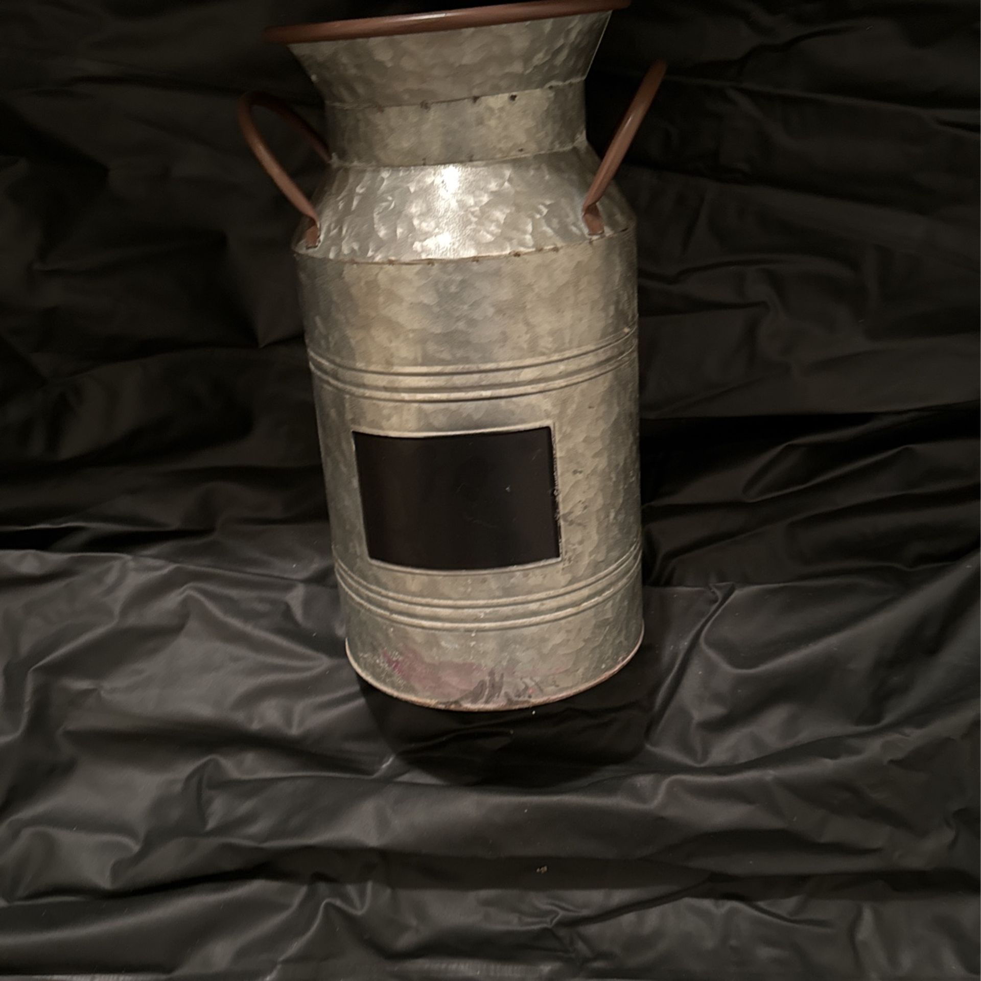 Tin vase