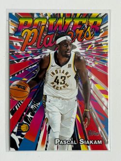 2025-26 Topps Basketball #PP-3 Pascal Siakam Power Players Insert Pacers