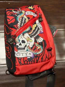 Ed Hardy New York City Graphic Sling Bag