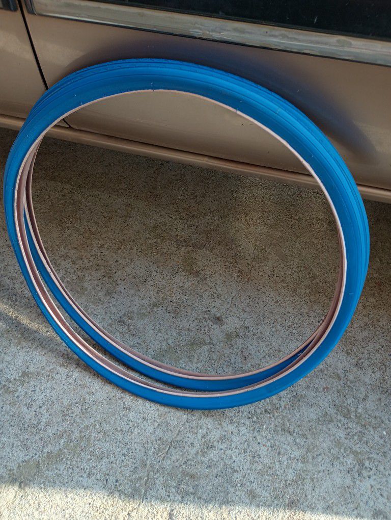 Blue 26"Bicycle Tires
