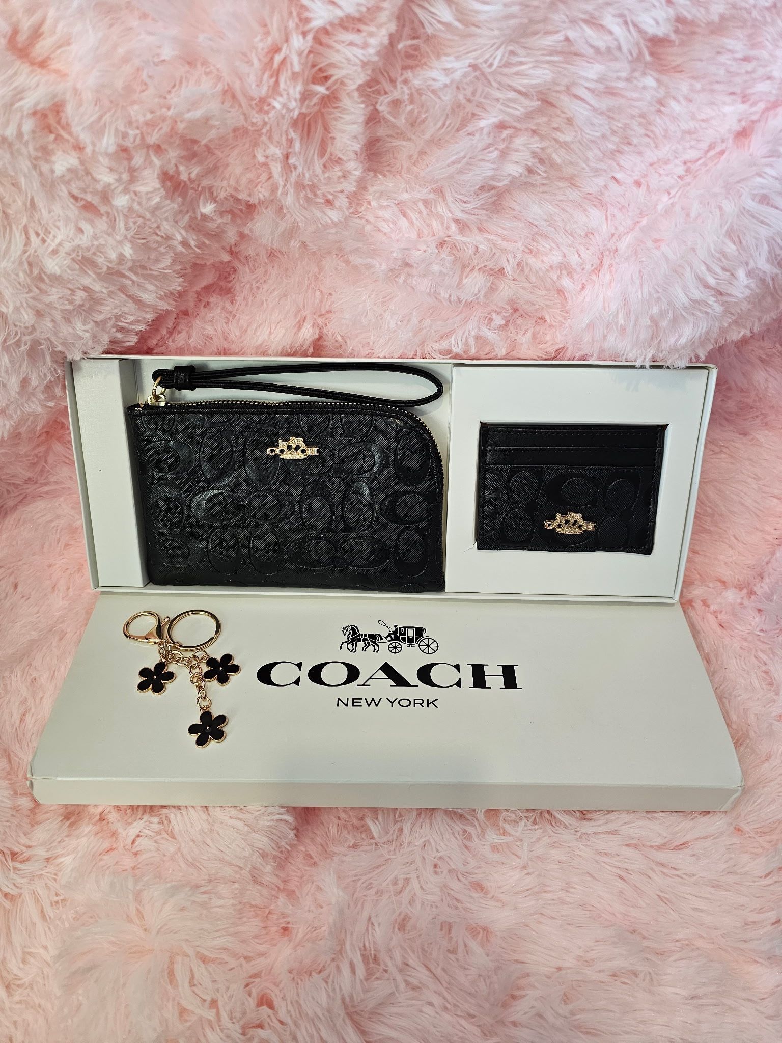 Coach 3-Piece Set β Black Signature Edition πβ¨