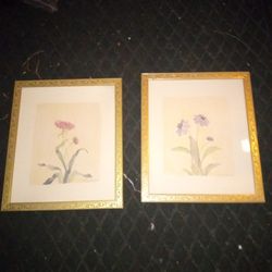 Watercolor Flowers By