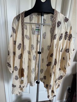 Kimono scarf cardigan