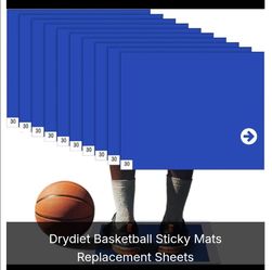 Drydiet Basketball Sticky Mats Replacement Sheets