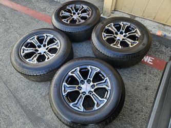 18" CHEVY SILVERADO RIMS & TIRES 