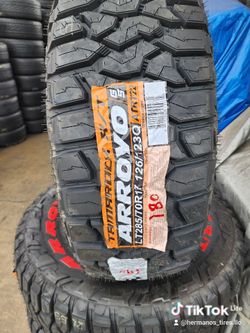 Selling (4] tires new LT285/70r17 arroyo tamarock