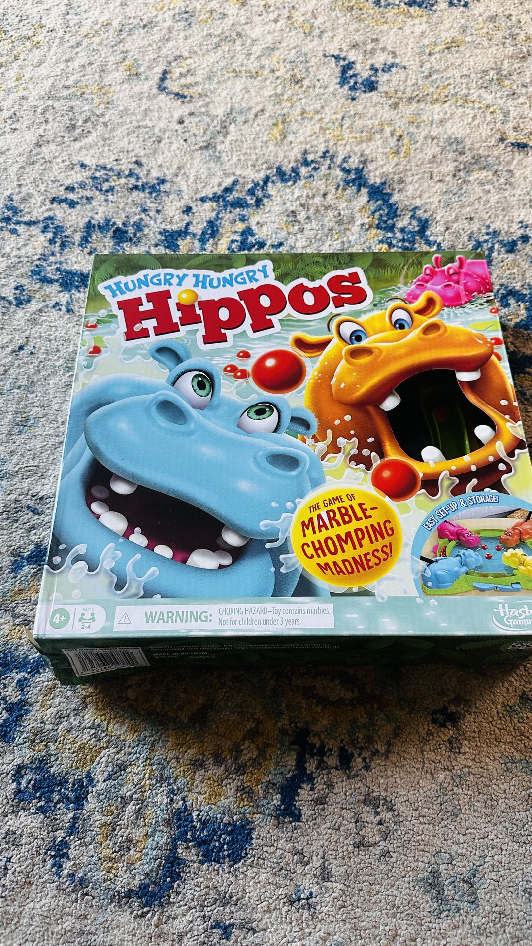 Hungry hungry hippos board game