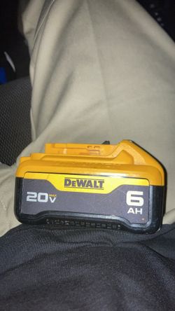 6ah 20v dewalt battery