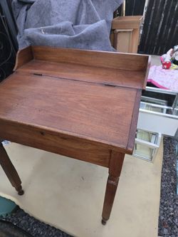 Antique Desk Near Primitive 