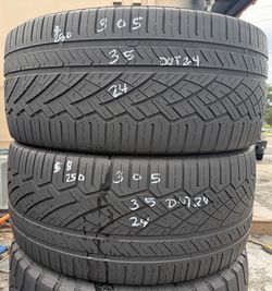 Pair of 2 used 305/35R24 Venom Power