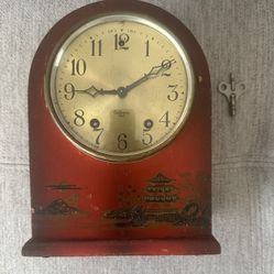 Vintage Gilbert Mantle Clock - Ornate Design