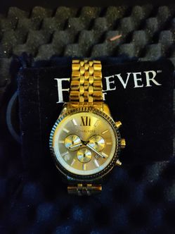 Michael Kors Authentic Gold Tone Mens Watch To