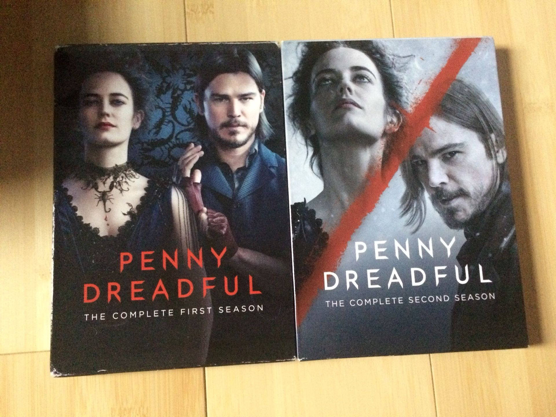 Penny Dreadful season 1 and 2 on Dvd