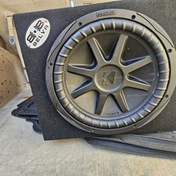 Kicker Speaker And Amp