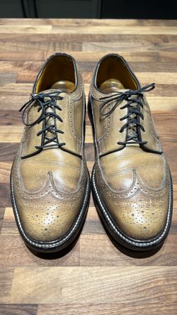 Vintage Florsheim Imperial 93631 Longwing Mustard Shoes