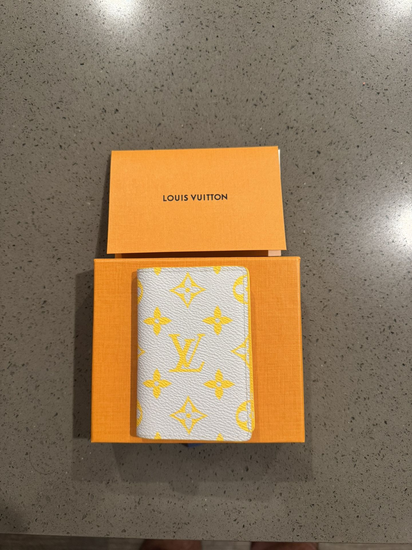 Louis Vuitton Yellow Monogram Pocket Organizer