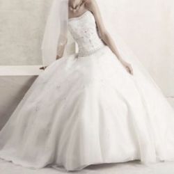 David’s bridal wedding dress size 12 