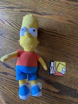 Vintage 2005 Bart Simpson Plush The Simpsons