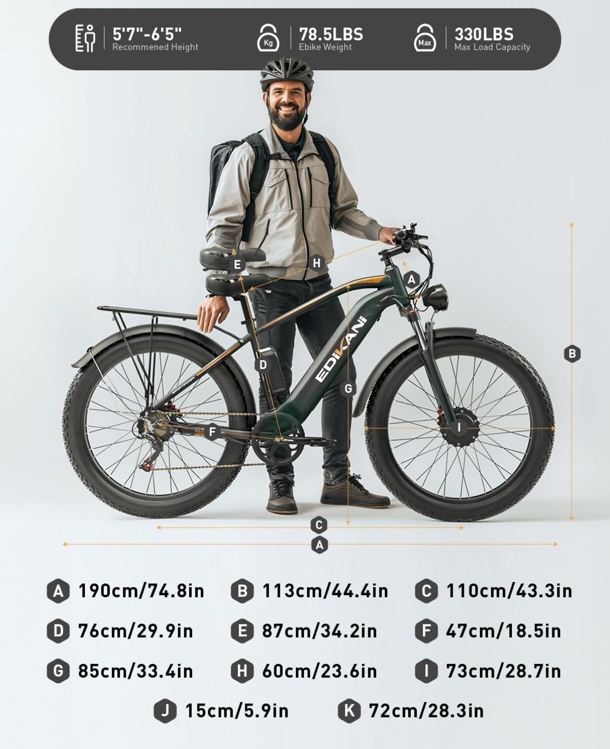 Electric Bike for Adult, 36MPH Peak 1500W Dual Motors Ebike for Men, 921.6WH Built-in Battery E Bike, 26" Fat Tire E Bicycle Fit All Terrain 90Miles,