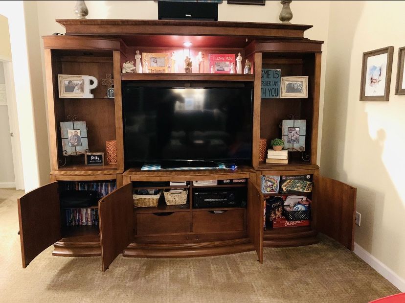 Wood Entertainment Center - Ashley Furniture