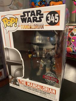 The Mandalorian Chrome Funko Pop