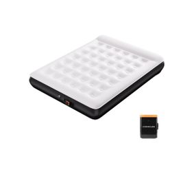 Queen Air Mattress with Built-in USB Rechargeable Air Pump, Camping Blow up Mattress, Portable Inflatable Mattress, Air Bed for Outdoor, Travel, Home 