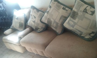 Sofa and recliner